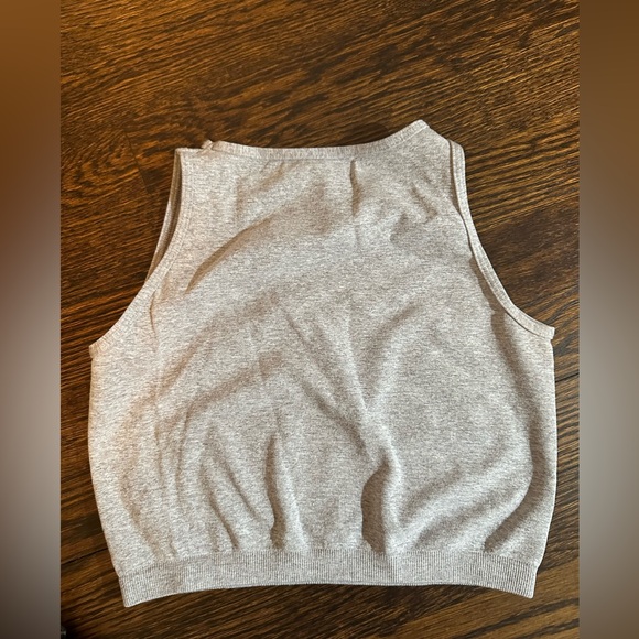 Gray Free People crop tank top - Picture 3 of 3